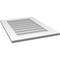 Ekena Millwork Vertical Surface Mount PVC Gable Vent: Non-Functional, w/ 3-1/2"W x 1"P Standard Frame, 22"W x 30"H GVPVE22X3001SN - alternate 5